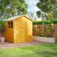 Power Apex 6' x 6' Double Door Garden Shed
