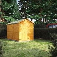 Power Apex 10' x 6' Windowless Double Door Garden Shed