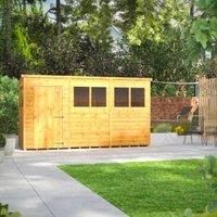 Power Pent 12' x 4' Garden Shed