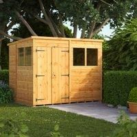 Power Pent Garden Shed | Power Sheds | Wood Shiplap T&G | Sizes 6x6, 8x4, 8x6