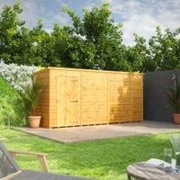 Power Pent 14' x 4' Windowless Garden Shed