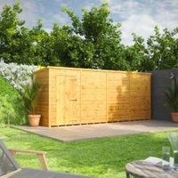 Power Pent 16' x 4' Windowless Garden Shed