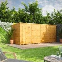 Power Pent 16' x 6' Windowless Garden Shed