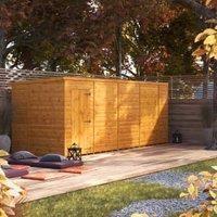 Power Pent 18' x 6' Windowless Garden Shed