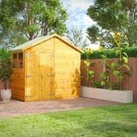 Power Apex 4' x 8' Double Door Garden Shed