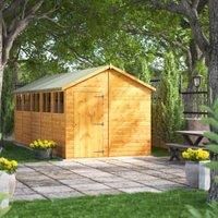 Power Apex 20' x 8' Garden Shed