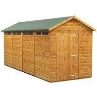 Power Apex 16' x 6' Security Shed