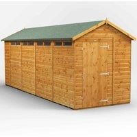 Power Apex 18' x 6' Security Shed