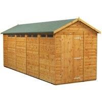 Power Apex 18' x 6' Security Shed