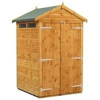 Power Apex 4' x 4' Double Door Security Shed