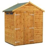 Power Apex 4' x 6' Double Door Security Shed