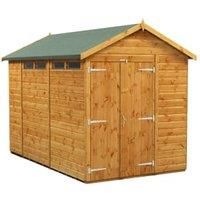 Power Apex 10' x 6' Double Door Security Shed