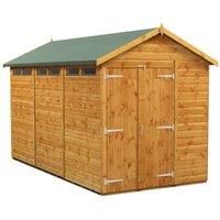 Power Apex 12' x 6' Double Door Security Shed