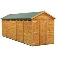 Power Apex 20' x 6' Double Door Security Shed