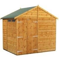 Power Apex 6' x 8' Double Door Security Shed