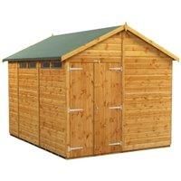 Power Apex 10' x 8' Double Door Security Shed