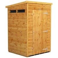 Power Pent 4' x 4' Security Shed