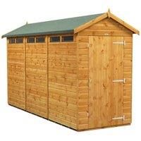 Power Apex 12' x 4' Security Shed