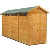 Power Apex 14' x 4' Security Shed