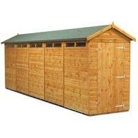 Power Apex 20' x 4' Security Shed