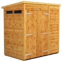 Power Pent 6' x 4' Double Door Security Shed