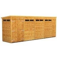 Power Pent 18' x 4' Double Door Security Shed