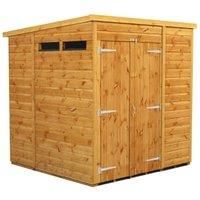 Power Pent 6' x 6' Double Door Security Shed