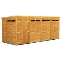 Power Pent 16' x 6' Double Door Security Shed
