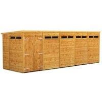 Power Pent 20' x 6' Double Door Security Shed