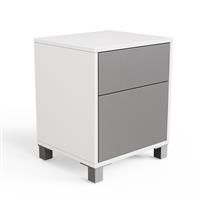 Frank Olsen Wireless Charging Side Table - Grey & White