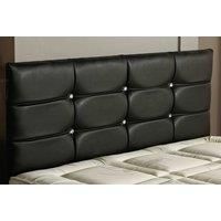Faux Leather Cubed Headboard - 5 Sizes & 9 Colours