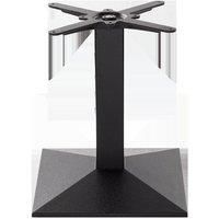 Black Cast Iron Pyramid Table Base Medium Coffee Height 480 mm