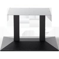 Black Cast Iron Pyramid Table Base - Twin - Coffee Height - 480 Mm