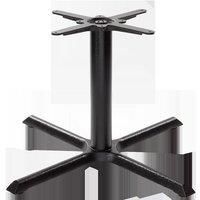 Black Cruciform Table Base - Large - Coffee Height - 480 Mm