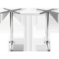 Aluminium All Weather Table Base - Twin - Height - 730 Mm