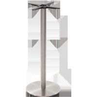 Round stainless steel table base - Medium 1050 mm