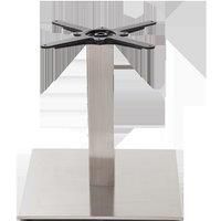 Square Stainless Steel Table Base - Large - Coffee Height - 480 Mm