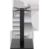 Black Cast Iron Square Table Base - Medium - Height - 730 mm