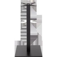 Black cast iron square table base - Extra Large 1050 mm