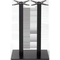 Black cast iron rectangular table base - Twin 1050 mm