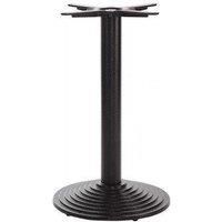 Black Cast Iron Round Step Table Base - Medium - Height - 720 mm