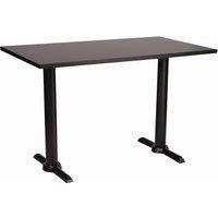 Elliot Black Twin Table Base Rectangular Laminate Top