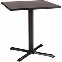 Elliot Black Table Base Square Laminate Top