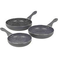 Frying Pan Set 3 Pack Non-Stick Homiu Forged Aluminium Cookware Set Induction