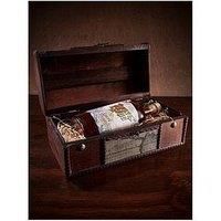 Honey Spiced Rum Gift Chest by Pirate/'s Grog | Natural Honey | Small Batch Premium Aged Rum | Alcohol Content: 37.5% | Includes Wooden Chest | Flavours: Honey & Caramel - 700ml