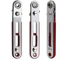 1Peice Double End Magnetic Ratchet Wrench 1/4" Hex Shank Screwdriver Handle For Narrow Space DIY