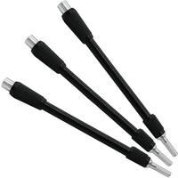 5Pcs Flex Flexible Bendable Extended Extension Magnetic Shaft Screwdriver Bit Holder Hex Drive Drill Bit Universal Extension Rod