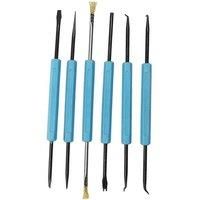 6Piece Steel Solder Assist BGA PCB Repair Tool Set Heat Precision Electronic Components Welding