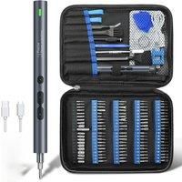 120 in 1 Precision Electric Screwdriver Set Mini Rechargeable Kit Cordless Wireless Bits for Xiaomi