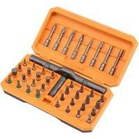 Wireless Cordless Magnetic Ratchet Precision Screwdriver 42 in 1 Small Handle Portable Manual Hand